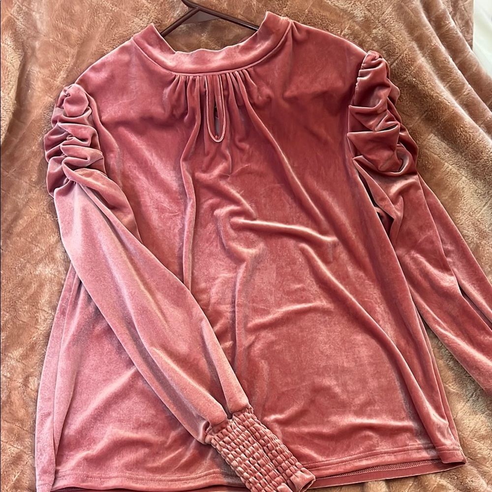 Velvet Pink Top *never worn*